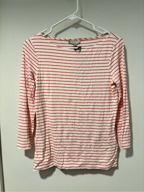 NWT Hobbs Striped 3/4 sleeve T-shirt